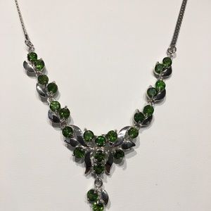 Chrome Diopside elegant and classy necklace